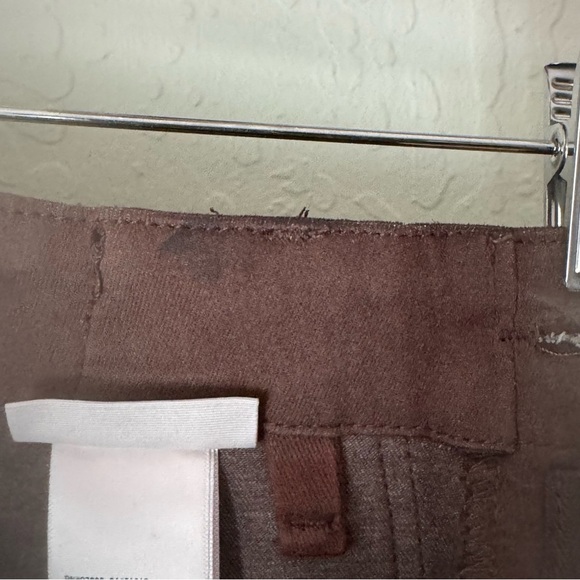 NWT PAIGE Mayslie Coated Waxed Joggers Pants Chocolate Brown Chicory Size 25 - Picture 14 of 16